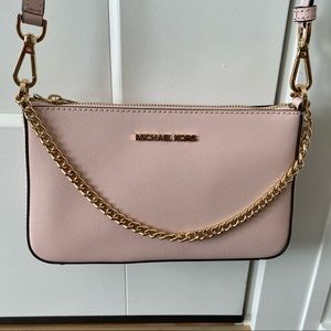 Pale pink Michael Kors small crossbody